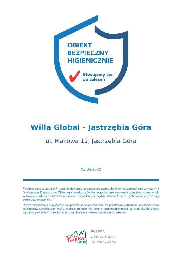 Willa Global Komfortowe Pokoje Nad Morzem Jastrzębia Góra Exteriér fotografie